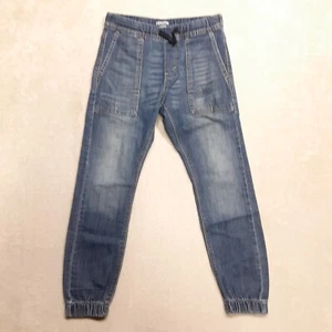 Denizen Levis Boys Blue Jean Jogger Pants Sz.12-Regular/Drawstring/Tapered - Picture 1 of 11