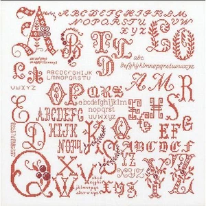 Kreuzstich Packung Sampler Schriftzug Alt 2093A thea gouverneur - Bild 1 von 6