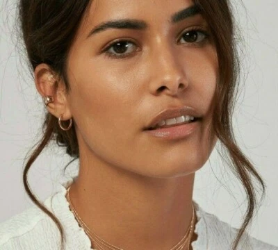 Ear Cuff Earrings Solid 14K Real Gold No Piercing Clip On Cartilage Earrings - Image 1 of 3