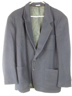 Eddie Bauer Mens Blue 2 Button Wool Suit Jacket  - Image 1 of 4