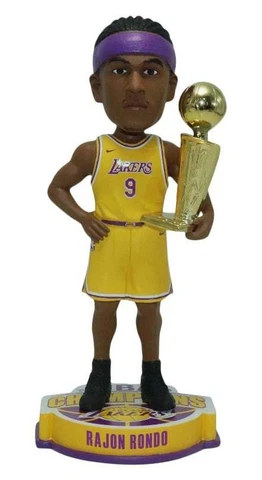Rajon Rondo Los Angeles Lakers 2020 NBA Champions Bobblehead NBA Cover