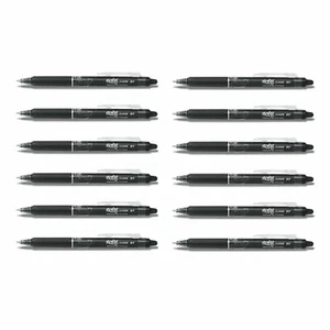 Pilot Frixion Clicker 0.7 Tintenroller schwarz - 12er-Set - Bild 1 von 1