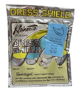 Kleinert's NOS Vestido Escudo Axilas Almohadillas Protección 560 Blanco Talla Universal - Imagen 1 de 3