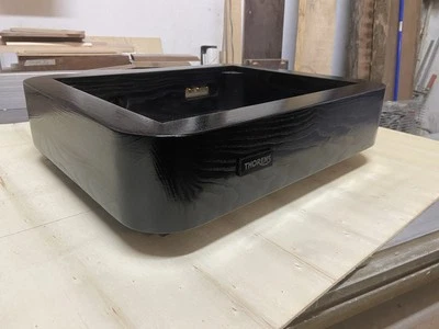 Thorens td 160,147,145,146,165,166 Plinth Wood Black Gloss/Matte Turntable - Image 1 of 4