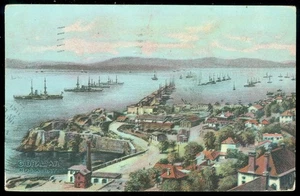 ROSIA BAY, GIBRALTAR POSTCARD - Picture 1 of 1