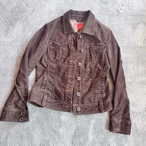 Esprit braune Cordjacke Pinwale Cord Small Damen Größe Large Academia - Bild 1 von 15