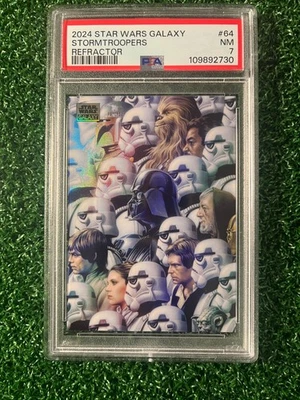 2024 Star Wars Galaxy «Штурмовики» 64 переливающаяся карточка PSA 7 - Изображение 1 из 2