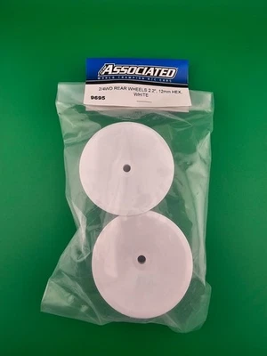 Team Associated 12mm Hex 2.2 Rear Hex Wheels (2) (White) [ASC9695] New - Image 1 of 3