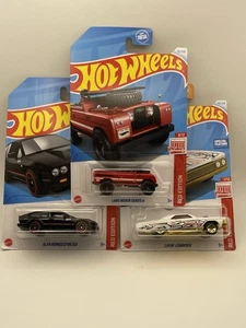 HOT WHEELS 2024 TARGET RED EDITION EXCLUSIVE Low Rider , Land Rover & Alfa Romeo - Picture 1 of 6