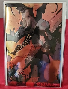 Absolute Batman #1 Comic SIGNIERT Dragotta Folie 2nd Print Variante mit COA Near Mint - Bild 1 von 8