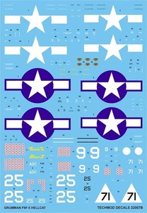 Grumman F6F-5 Hellcat - 1944 - 32007 - decals - Picture 1 of 2