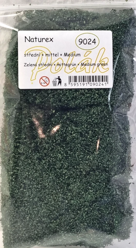 Polak 9024 Naturex Laubimitat medium Mittelgrün zum begrünen von Modellbäume Neu - Bild 1 von 1