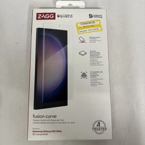 ZAGG InvisibleShield Fusion Curve Hybride Protection d'écran Galaxy S23 Ultra - Neuf - Photo 1 sur 5