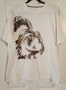 Legendary Camo Wild Turkey T-shirt. Adult Size XL. Short Sleeve. White. Cotton. - Picture 1 of 7