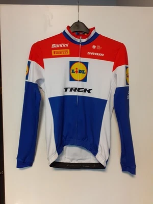 Original Santini Lidl Trek 2025 Trikot lang arm thermal meister Niederlande (S) - Bild 1 von 2