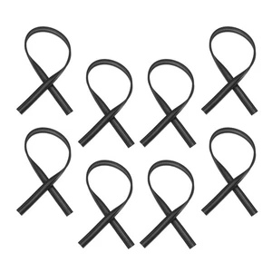 8 Pcs Wiper Strip Grill Squeegeesuper Flexible Silicone Front Windshield Wipers - Picture 1 of 12