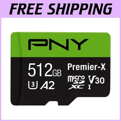 High Performance 512GB Class 10 U3 V30 MicroSD - Image 1 of 4