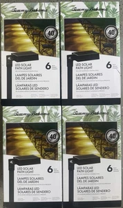 NEW Tommy Bahama Solar Path Lights LED Down Light, 40 Lumen, Black, 24 Pack !! - Picture 1 of 4