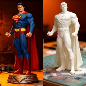 Superman 3D Printing Figure Unpainted Model Sculpture GK Blank Kit Statue - Picture 1 of 8