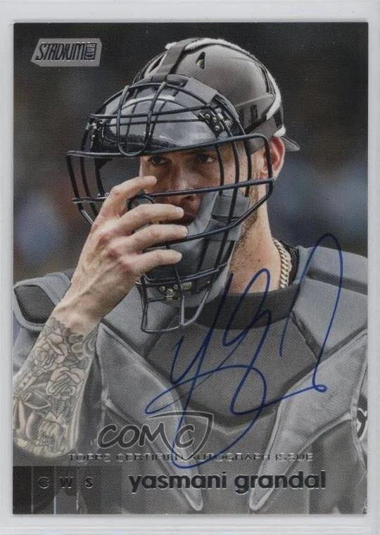 2020 Topps Stadium Club Auto Yasmani Grandal #AYG Auto - Image 1 of 2