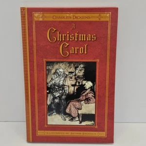 A CHRISTMAS CAROL By Charled Dickens Illustrated By Arthur Rackham Book NEW 2009 - Foto 1 di 9