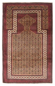 Vintage Hand-Knotted Area Rug 2'11" x 5'0" Traditional Wool Carpet - Picture 1 of 9