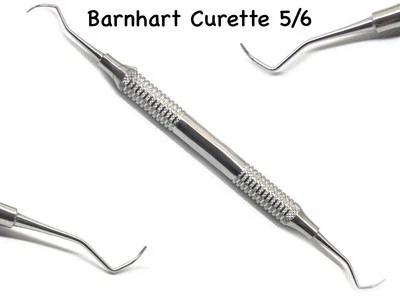 Dental Barnhart Double Ended 5/6 Curette Hollow Handle Anterior Scalers - Image 1 of 2