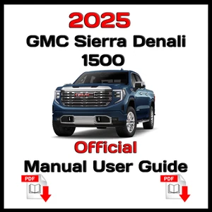 2025 GMC Sierra Denali 1500 Official Manual User Guide - Picture 1 of 7