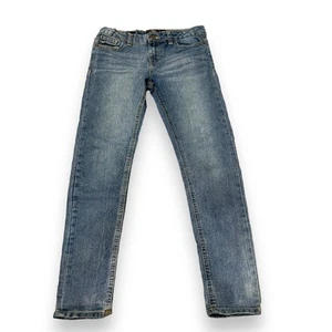 Lucky Brand Jeans Girls Sz 12 Regular Zoe Skinny Stretch Blue Denim Jeans - Picture 1 of 3