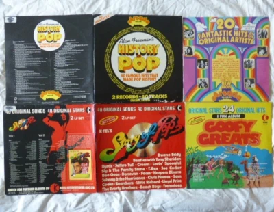 Lot: 4 x 60s/70's COMPILATION LPS- Story of pop/20 fantastic hits/Goofy Greats.. - Image 1 of 4