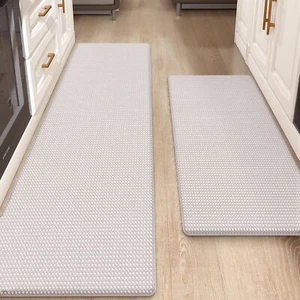Kitchen Rug Set 2 Piece Runner Floor Mat Cushioned Anti Fatigue Kitchen Mat N... - Picture 1 of 9