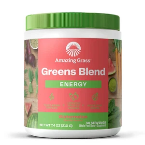 Amazing Grass Greens Blend Energy: Super Greens Powder, Watermelon, 30 Servings - Picture 1 of 2