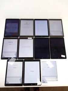 APPLE LOT OF IPADS IC LOCK TESTED 9.7"- Silver/Black Any WiFi - Tested -(6B4.AU)