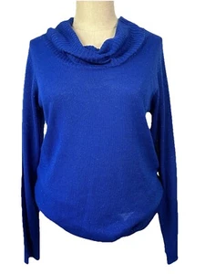 AGB kobaltblau Tunika Länge Urlaub Pullover Shirt Größe XL $ 58 - Bild 1 von 9