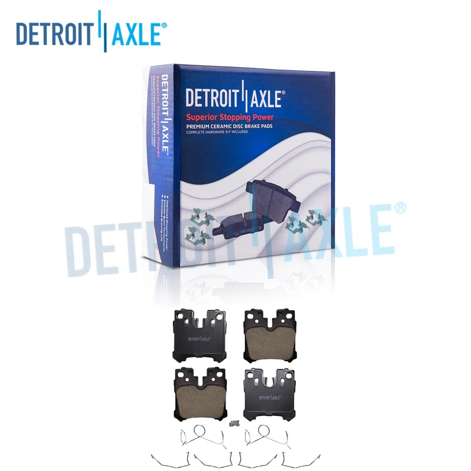 Rear Ceramic Pads w/ Hardware for Lexus LS460 LS500 LS500H LS600H Toyota MIRAI - Image 1 of 4