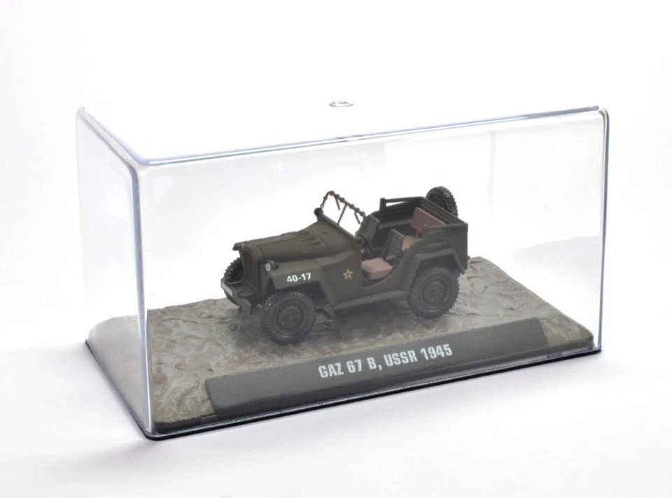 MEZZI MILITARI GAZ 67 B, USSR 1945 Die Cast 1:43  - Immagine 1 di 1