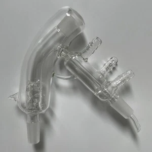 Laboratory Glass Jackt Micro Vigreux Distilling Short Path Adapter 14/23 - Picture 1 of 1