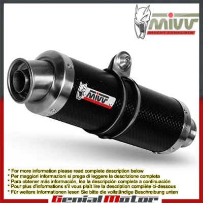 Silenciador de escape Mivv GP fibra de carbono para Suzuki Van 200 2016 > 2017 Foto 1 de 4