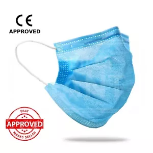 For PUBLIC SPACES USE Non Surgical 3Ply Ear Loop Disposable Face Mask Breathable - Picture 1 of 22