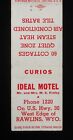 1950S Ideal Motel 60 Cottages Curios M. C. Finley Phone 1220 Hwy. 30 Rawlins Wy