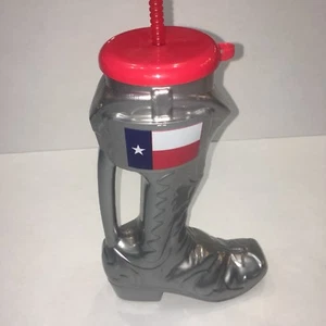Texas Boot Souvenir Becher Whirley Drink Works Lone Star State Fair - Bild 1 von 8