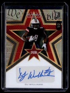 DJ Williams 2024 Wild Card Auto 1/2 #AMAS-DW Arizona Wildcats - Picture 1 of 2