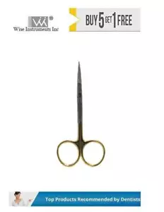 Dental Surgical Scissor Iris Scissor, Straight, 11.5cm T/C by Wise instruments  - Picture 1 of 1