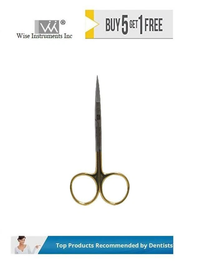 Dental Surgical Scissor Iris Scissor, Straight, 11.5cm T/C by Wise instruments  - Image 1 of 1