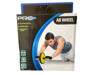 Abs Core Wheel Pro Strength Black/Yellow Lightweight Portable Strength Balance - Picture 1 of 2