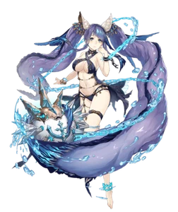 Mermaid Crusher SINoAlice Sticker Anime Outdoor 6" Car Decal - Picture 1 of 1