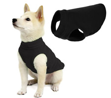 GOOBY Stretch Fleece Vest Dog Sweater Pullover for Small Dogs Size S - Black NWT