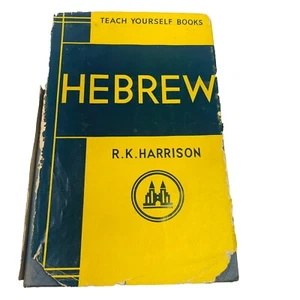 Teach Yourself Books Hebrew By R. K. Harrison VTG - Picture 1 of 19