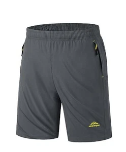 Pantalone sportivo uomo estivo pantaloncino colore grigio - Foto 1 di 8