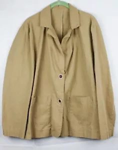 IdealSanxun Baumwoll Leinen Blazer für Damen, Größe XXL - Bild 1 von 3